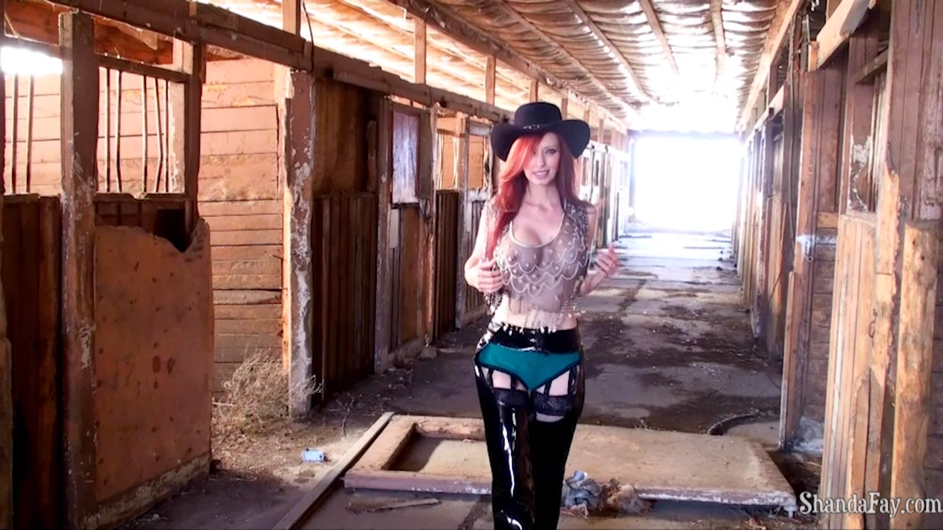 Big Boobed Cowgirl Shanda Fay Rides A Stiff Dick