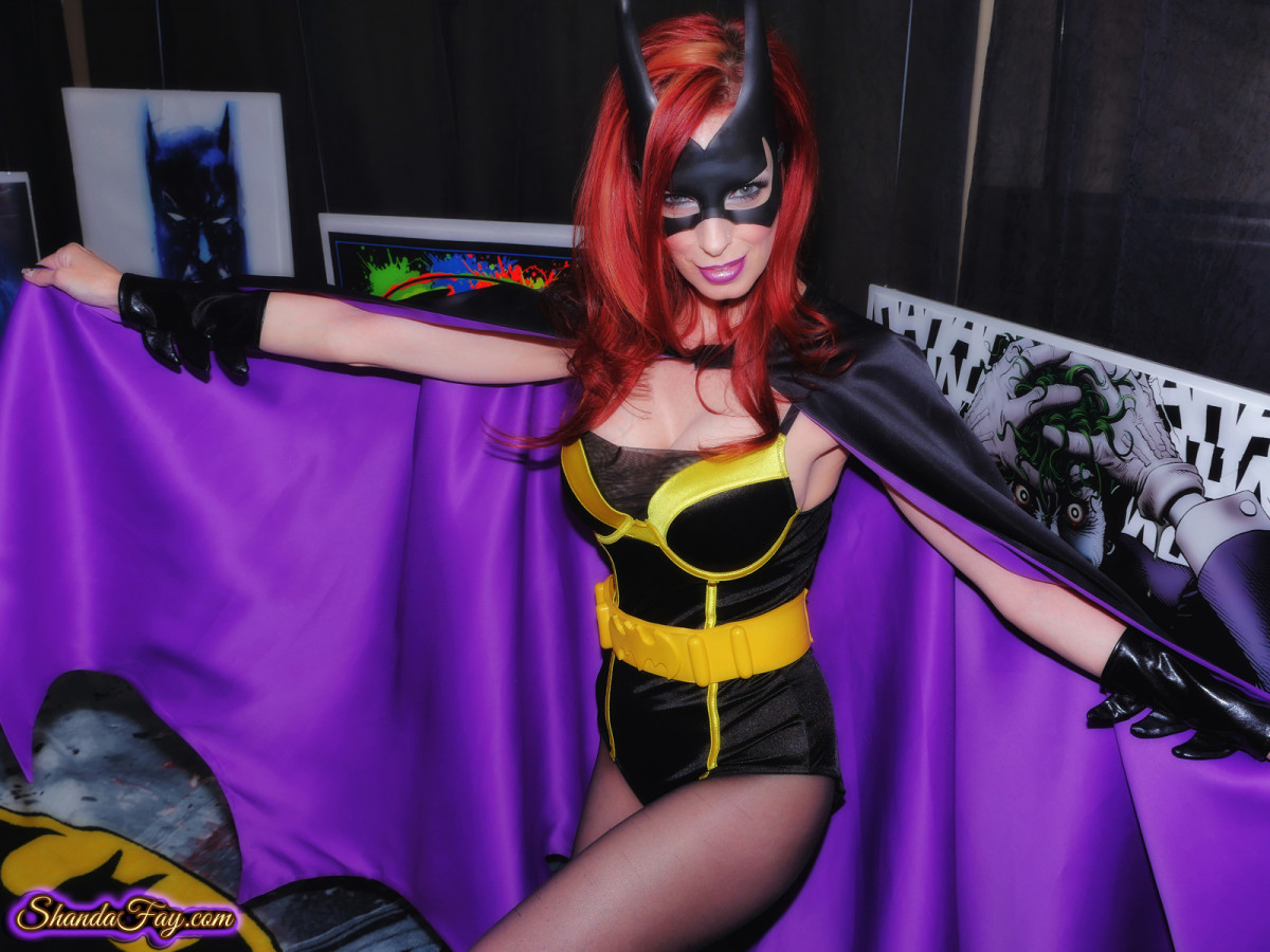 Bat Girl Gets Naked Wife Shanda Fay In Cosplay